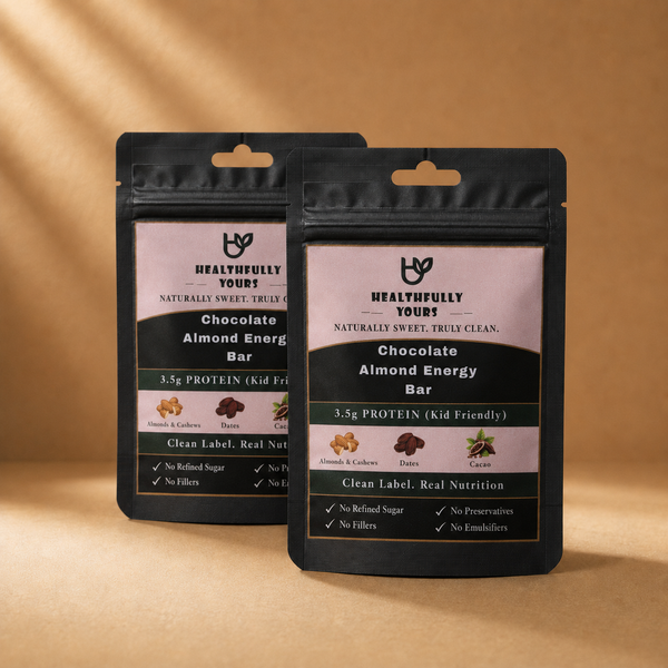 Chocolate Almond Energy Bar (Pack of 8)