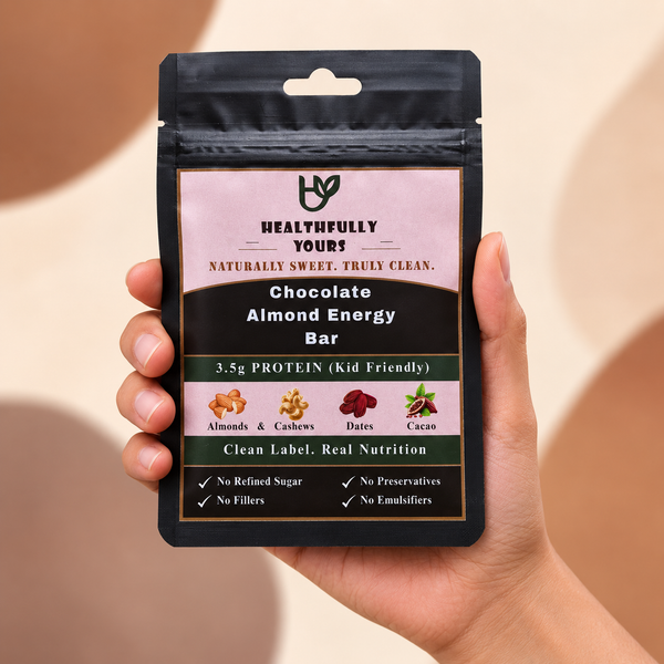 Chocolate Almond Energy Bar (Pack of 8)