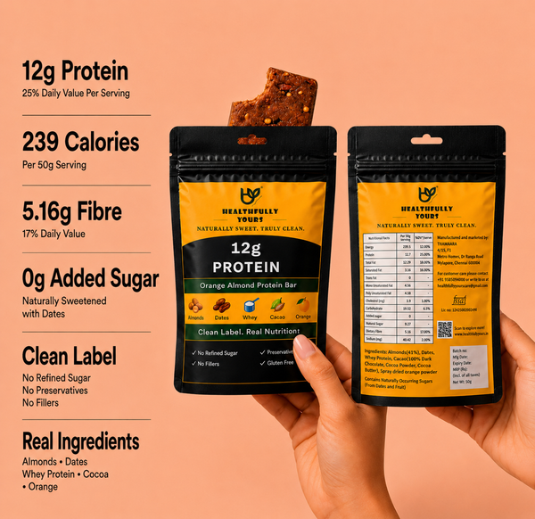 Orange Almond Protein Bar