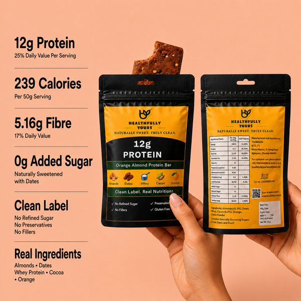 Orange Almond Protein Bar
