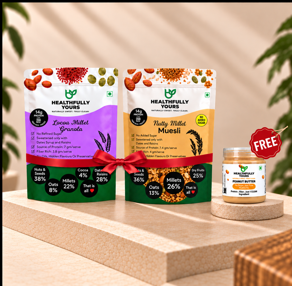 Healthy Breakfast Duo + FREE 100g Peanut Butter