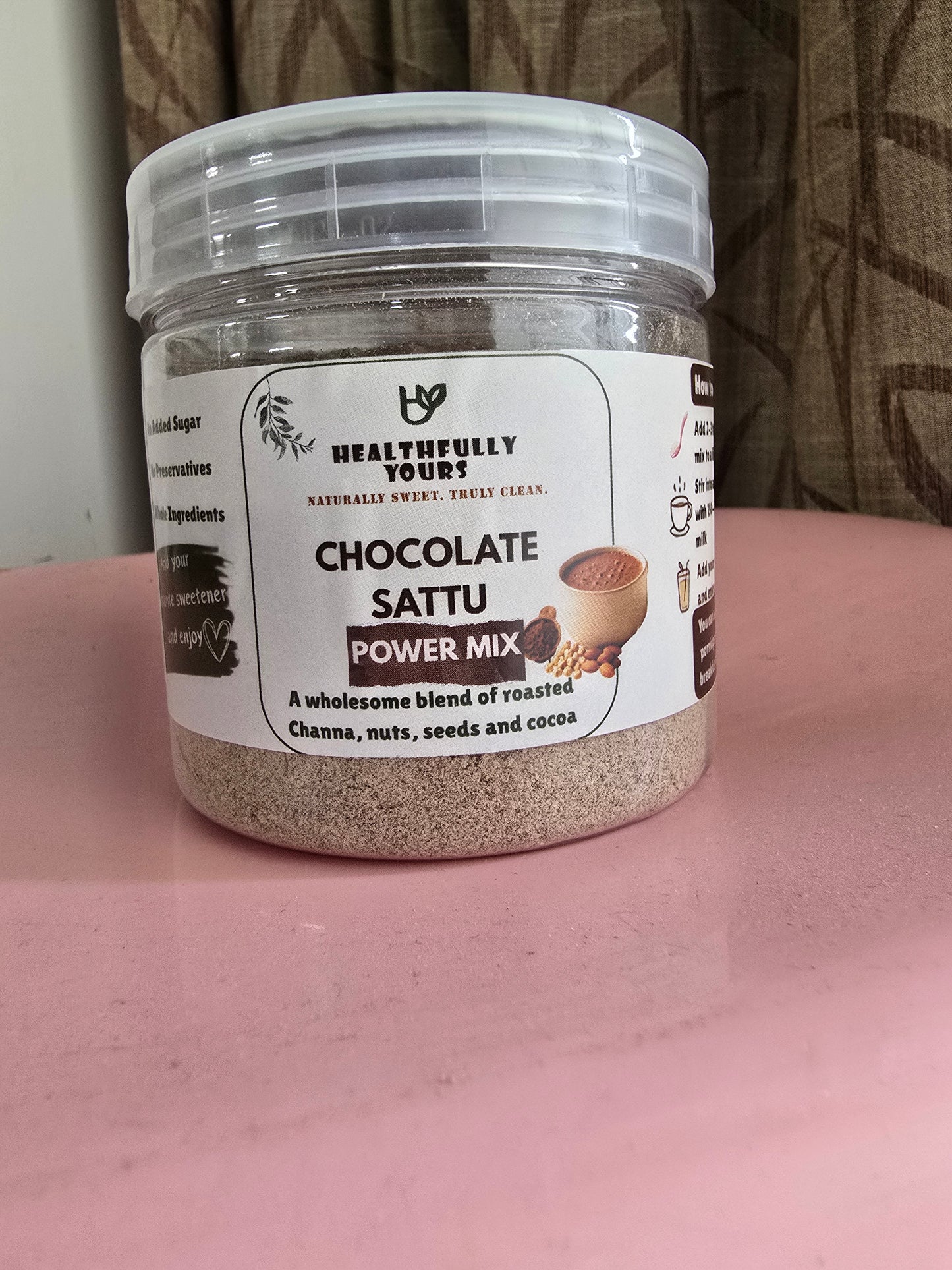 Healthfully Yours Chocolate Sattu Power Mix