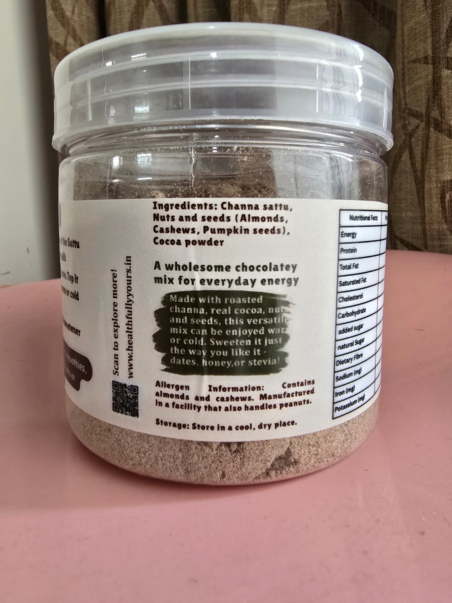 Healthfully Yours Chocolate Sattu Power Mix