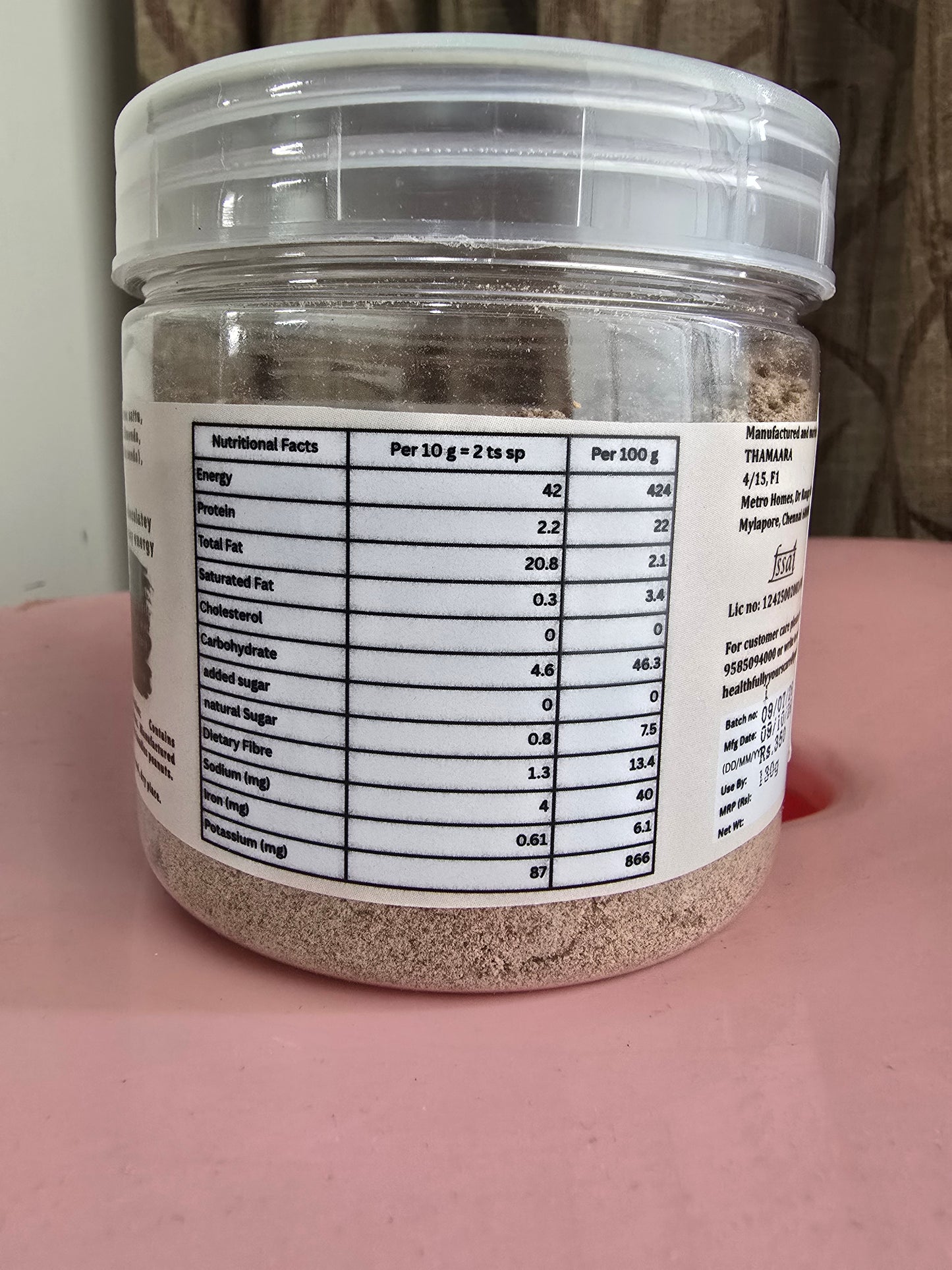 Healthfully Yours Chocolate Sattu Power Mix