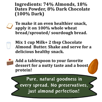 Chocolate Almond Butter (300g)