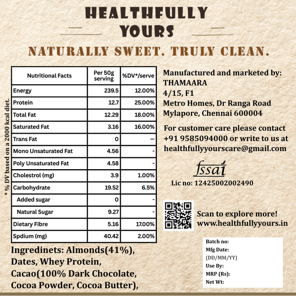 Chocolate Almond Protein Bar - 6