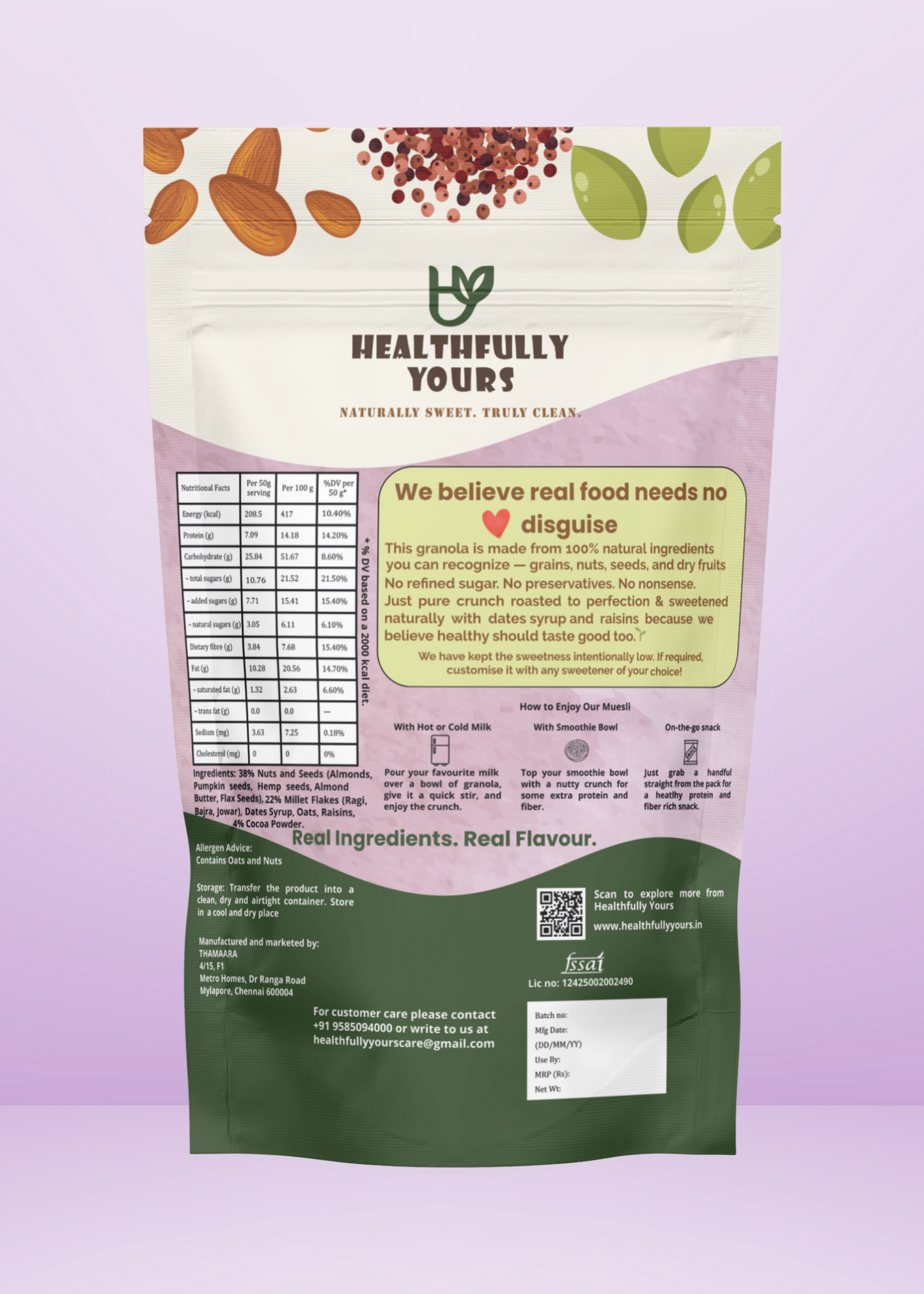 Cocoa Millet Granola