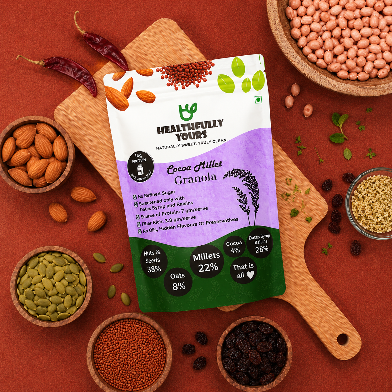 Cocoa Millet Granola